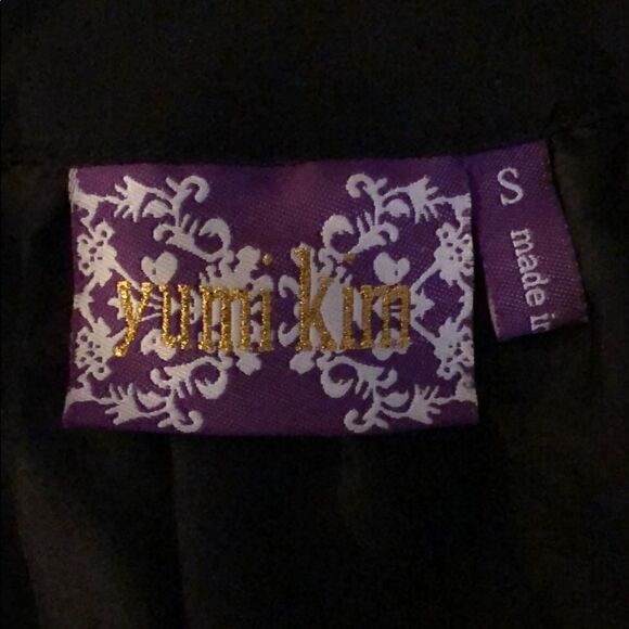 NEW Yumi Kim 100% Silk Black and Crystal Tank Top - Picture 3 of 4